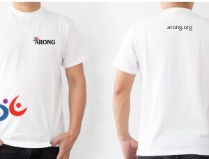 Camiseta malha branca  arong